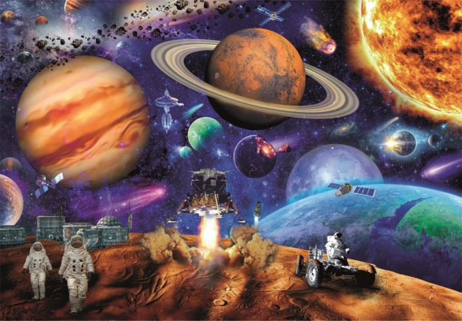 Puzzle mit 300 Teilen - Kosmische Mission