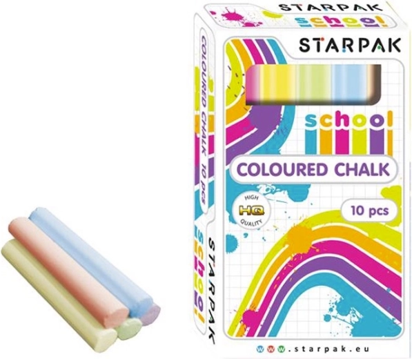 Dünne Schul-Farbkreide STARPAK – Set