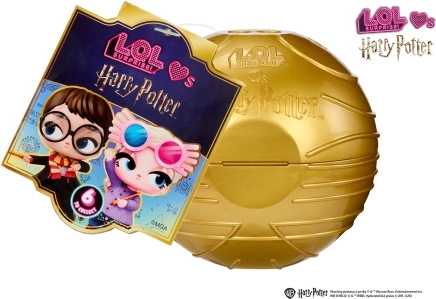L.O.L. Surprise! Puppe inspiriert von Harry Potter in Goldener-Schnatz-Verpackung – 1 Stück