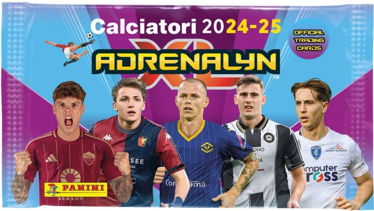 Panini FIFA 365 2024/2025 Serie A Adrenalyn XL Sammelkarten – Booster mit 6 Karten