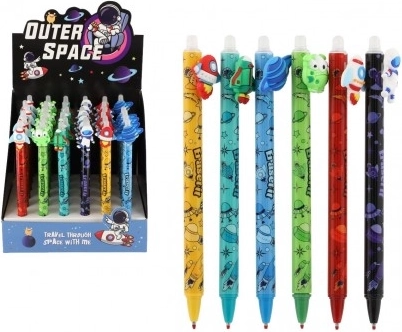 Radierbares Kugelschreiber „Weltraum“ 0,5 mm, blaue Tinte