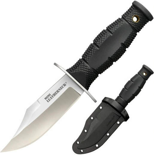 Cold Steel Mini Leatherneck Clip Point – kleines Halsmesser mit Secure-Ex-Scheide
