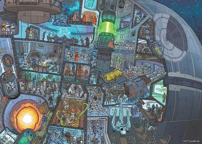 RAVENSBURGER Puzzle Star Wars: Wo ist Chewbacca? 1000 Teile