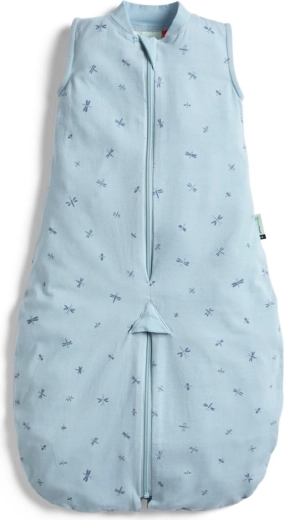 Ergopouch Schlafsack und Schlafanzug-Overall 2in1 aus Bio-Baumwolle Suit Dragonflies 0,2 TOG (3–12 Monate)