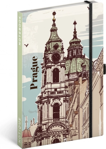 Notizbuch Prag liniert 13 × 21 cm