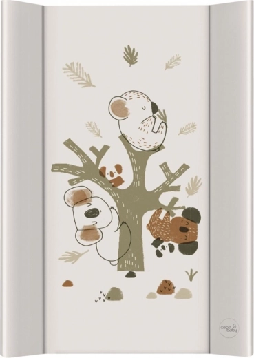 Ceba Baby Wickelauflage mit fester Platte 50 × 70 cm Basic Koala