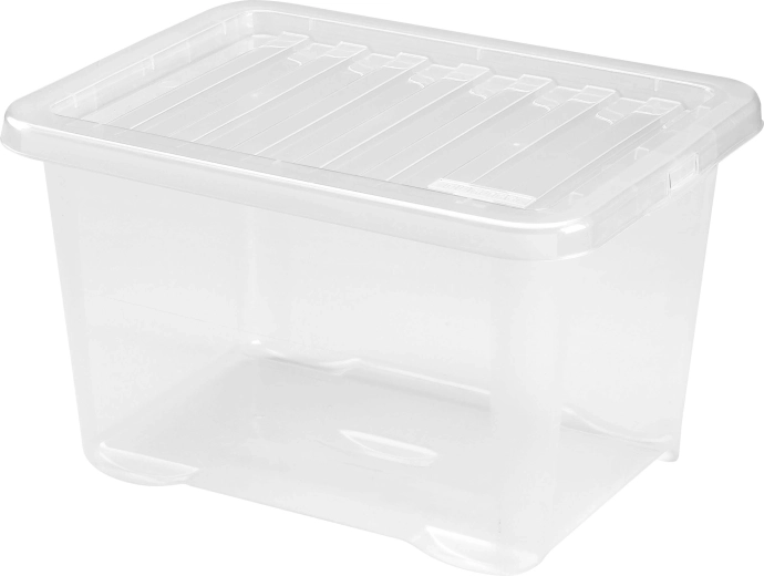 Kunststoff-Aufbewahrungsbox mit Deckel HEIDRUN Quasar 28 l