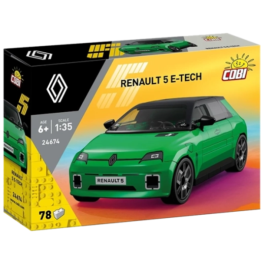 Ikonischer Renault 5 als Klemmbausteinmodell