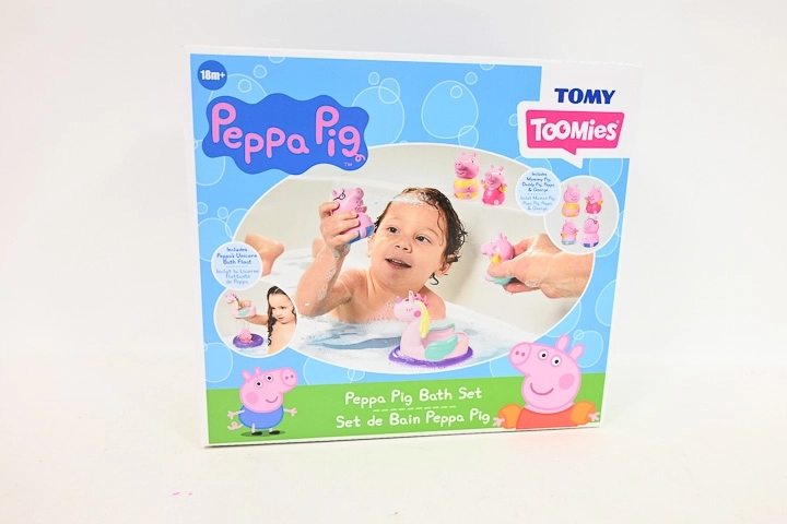 Toomies Peppa Wutz Badeset mit Einhorn-Boot