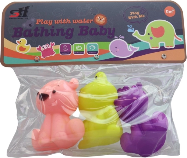 Spritztiere für die Badewanne, Set 3 Stk.