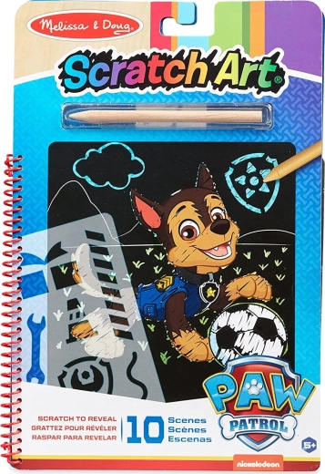 Kritzelblock Paw Patrol Chase – Kreativset 19 × 28 cm, 10 Blätter