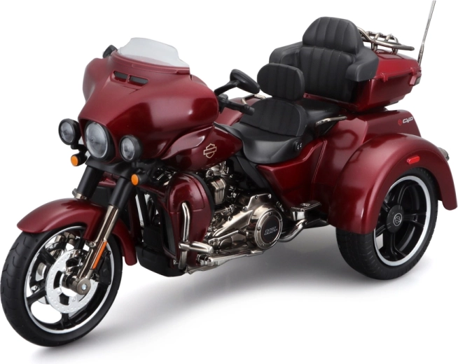 Maisto Harley-Davidson Trike CVO Tri Glide 2021 Metallmodell 1:12 metallic-rot