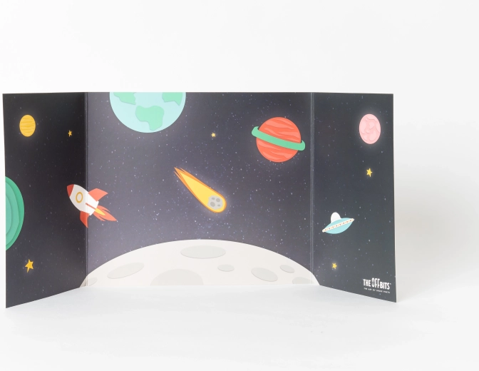 Weltraumszene für ein noch intensiveres Erlebnis