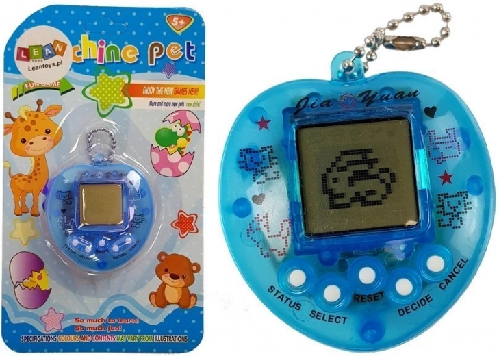 Elektronisches Spiel Tamagotchi Blau mit kurzem Kettchen