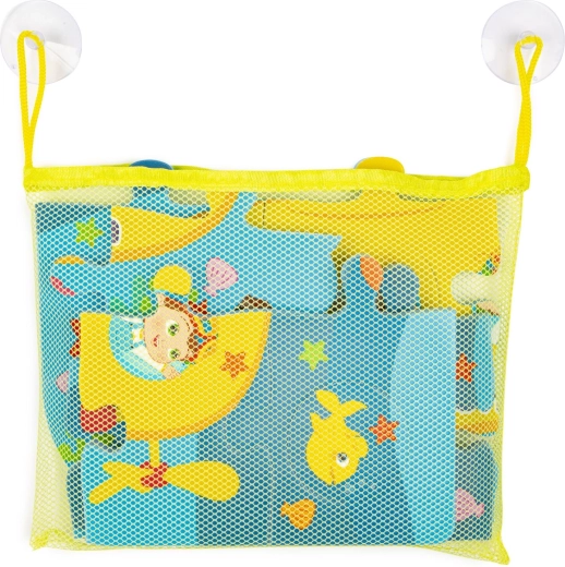 Praktischer Netzbeutel mit Saugnäpfen