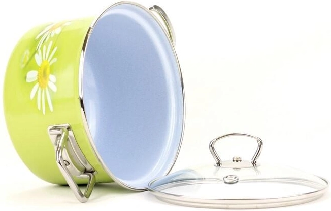 Robuste Emaille mit Granit-Innenfläche