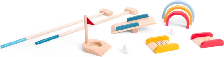 Hölzerne Spielelemente