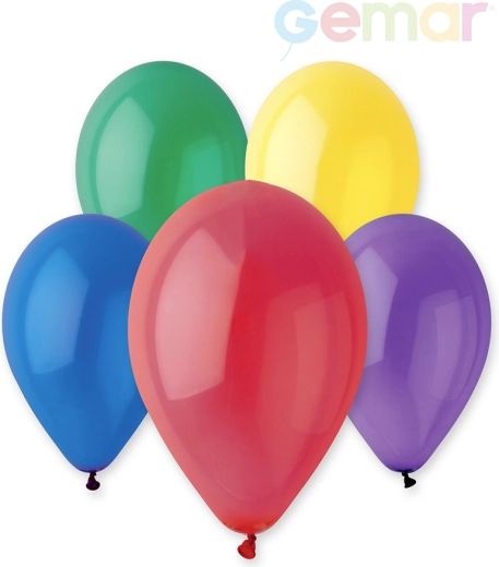 Gemar kristallklarer Latexballon 26 cm - 1 Stück