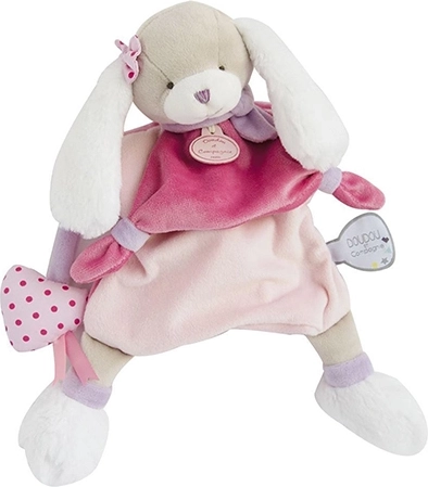 Plüsch-Handpuppe Hündchen rosa