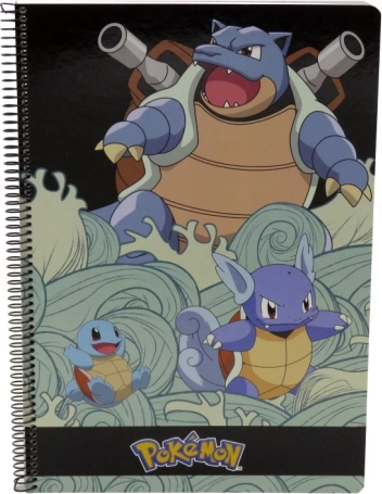 Pokémon A4 Spiralblock - Schiggy