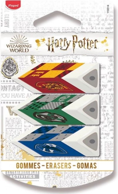 Radiergummis MAPED Harry Potter, Set 3 Stk.