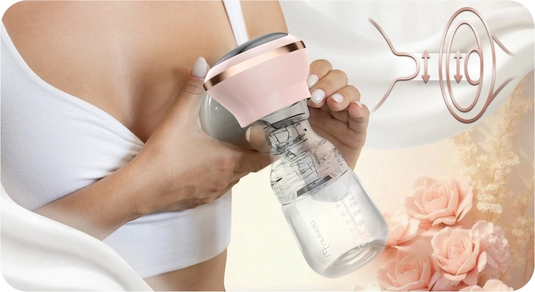 Dreiphasiges Saugen mit 9 Stufen für einen natürlichen Milchfluss