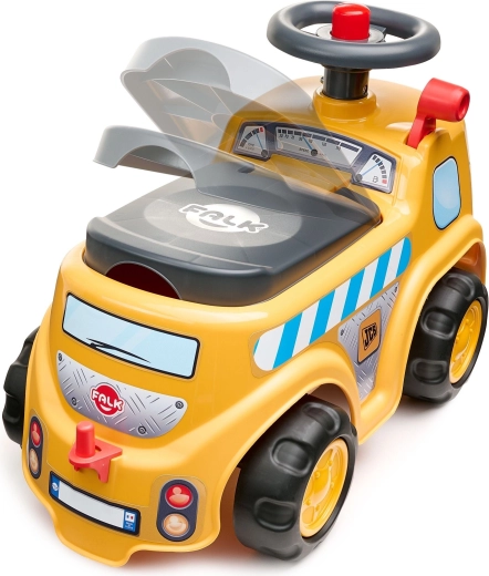 Lenkrad mit Hupe und Staubox