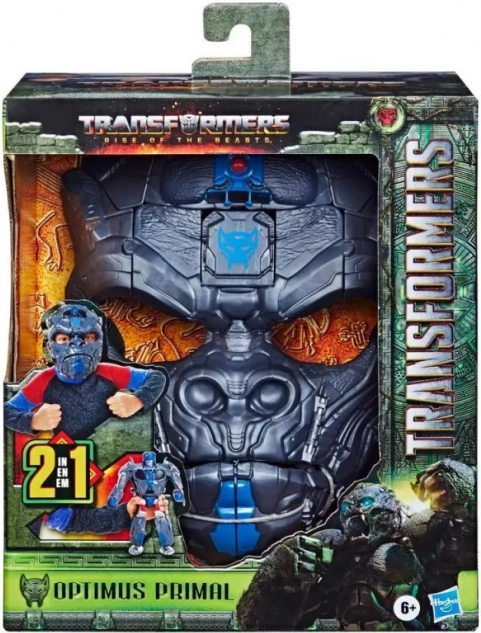 Transformers Optimus Primal 2-in-1 verwandelbare Maske und Action-Figur