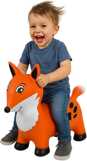 Hüpfendes Tierchen Fuchs HoppyDoo mit Pumpe