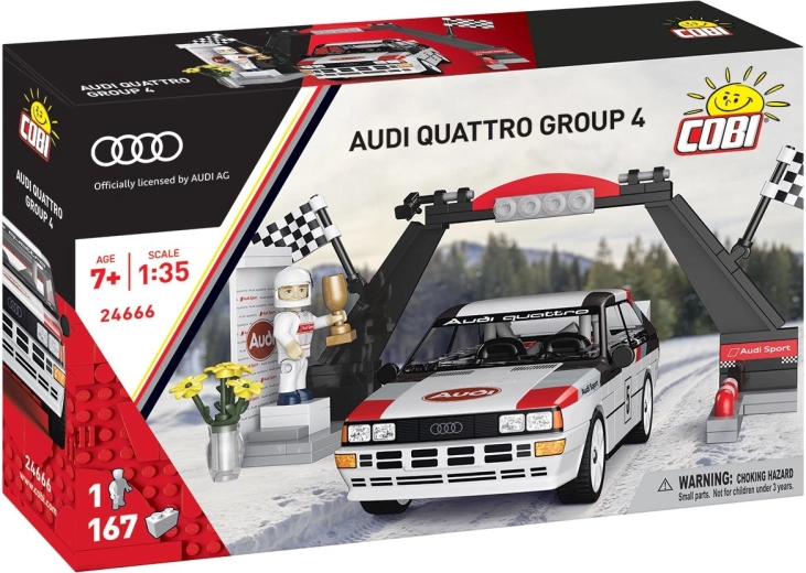 Cobi Audi Quattro Group 4 (1981) Baukasten 1:35