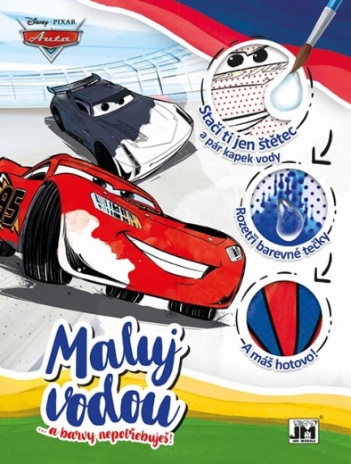 JIRI MODELS Wasser-Malbuch Autos