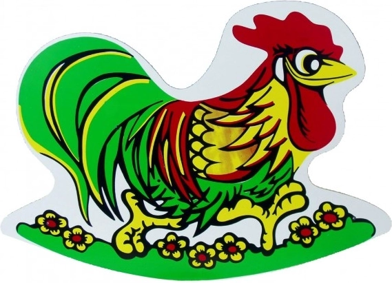 Holz-Schaukelpferd Hahn für Kinder