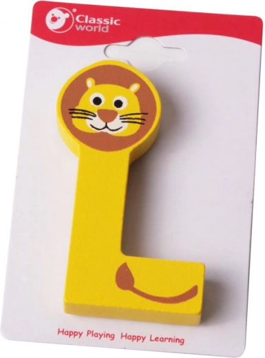 Classic World Holzbuchstabe L