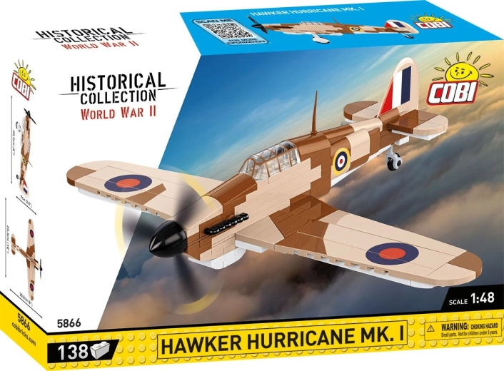 COBI Hawker Hurricane Mk. I 1:48 Flugzeug-Bausatz (Zweiter Weltkrieg)