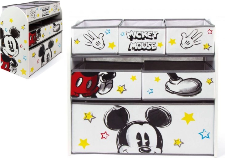 Kinder-Spielzeugorganizer mit Mickey Mouse
