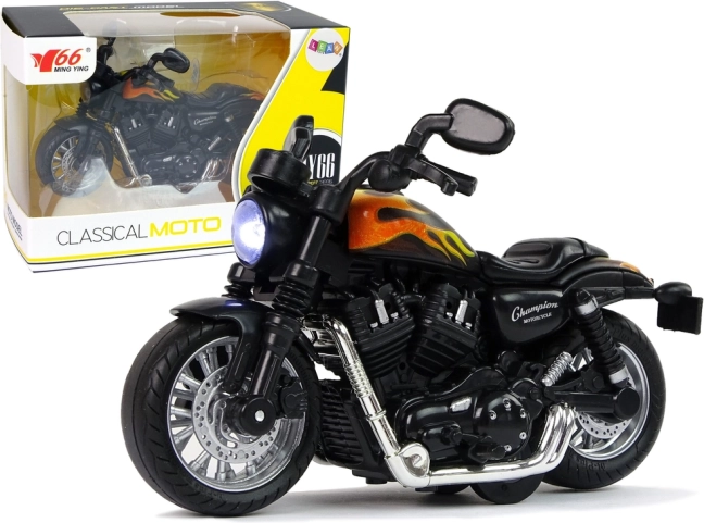 Motorrad Champion mit Rückziehantrieb, Geräuschen und Lichtern