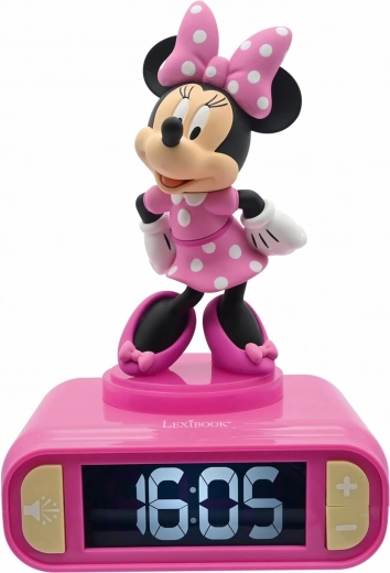 Kinderwecker mit 3D-Nachtlicht MINNIE