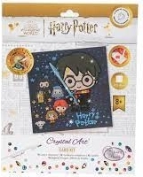 Crystal Art Postkarte – HARRY POTTER Family 18 × 18 cm