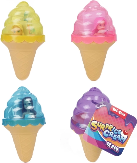In der Eiscreme versteckte Überraschung