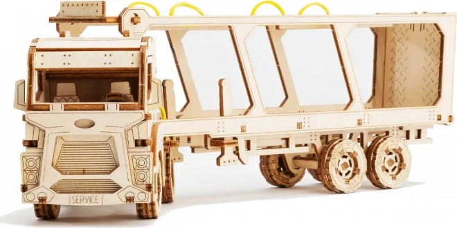 WOODEN CITY 3D Puzzle Superfast Autotransporter Lkw