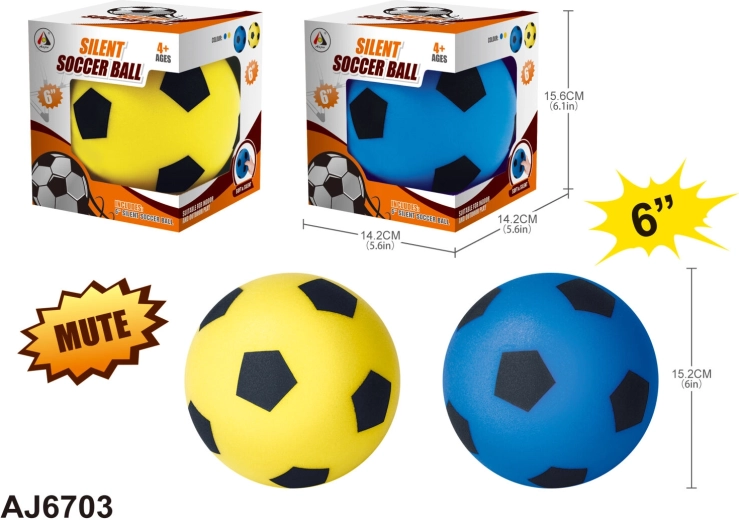 Leiser Fußballball 15 cm