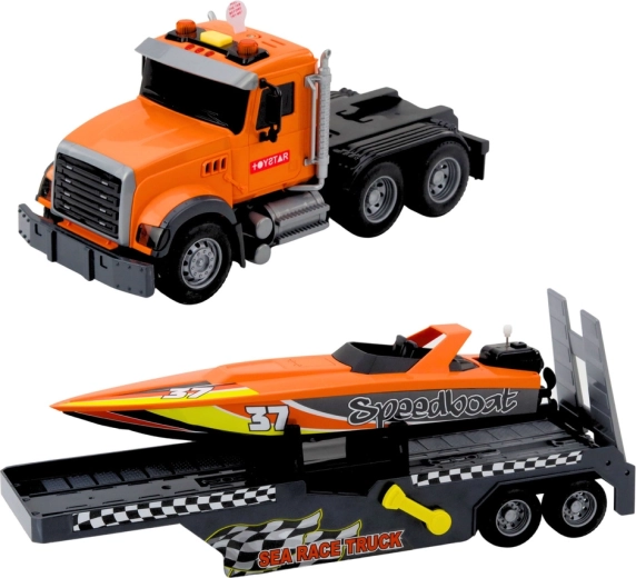 Realistischer Transport auf dem Anhänger