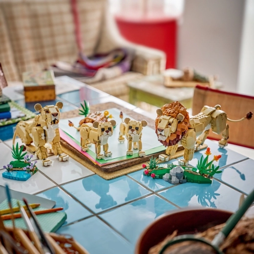 Savannen-Szene als Deko fürs Kinderzimmer
