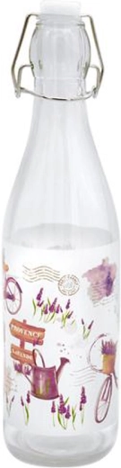 Glasflasche mit Bügelverschluss TORO 540 ml – Lavendel