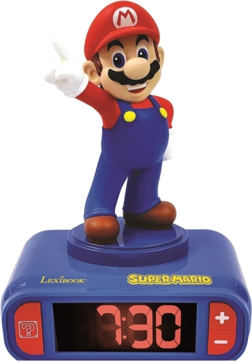 Wecker mit Super Mario-Figur