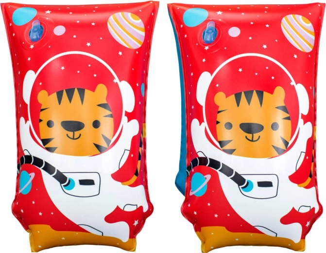 Fröhliches Tiger-Astronauten-Motiv