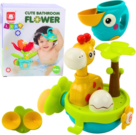 Buntes Badespielzeug - Giraffe