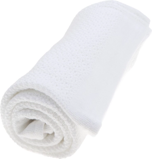 Vinter & Bloom Decke Soft Grid Organic bright white