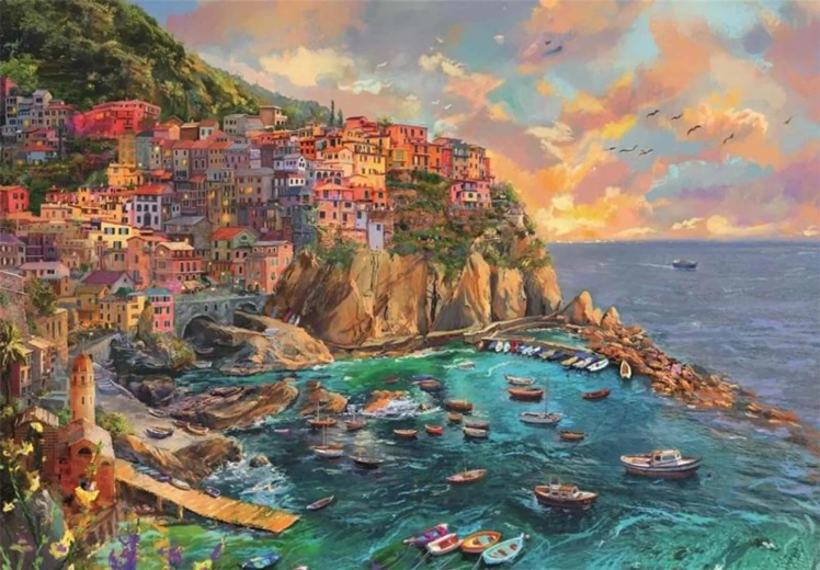 Clementoni Puzzle Gemalte Manarola 2000 Teile