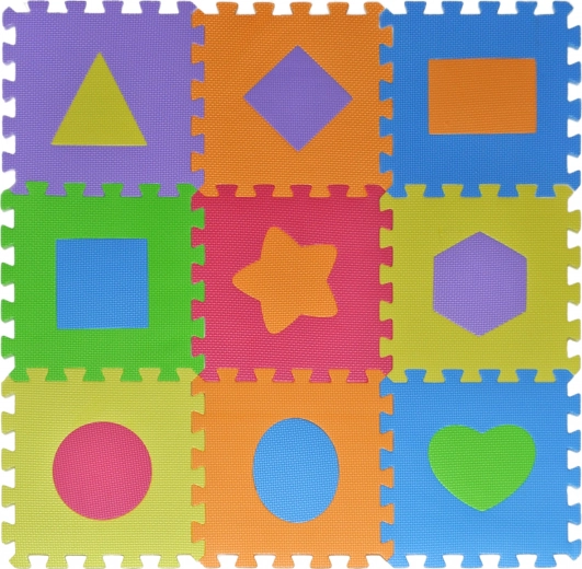 Schaumpuzzle Formen 28 × 28 cm